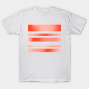 Red Watercolour Stripes T-Shirt